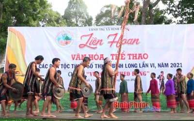 Sôi nổi Liên hoan văn hóa, thể thao các DTTS thị xã Bình Long năm 2021