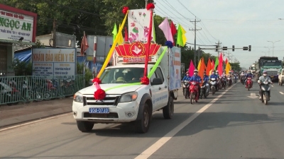 Chơn Thành: tăng cường tuyên truyền lưu động phòng chống dịch Covid-19