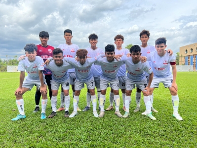 Đội Bóng đá U17 Bình phước đứng đầu bảng E Vòng loại Giải Bóng đá U17 vô địch Quốc gia 2023