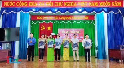 Tôn vinh 37 cá nhân và 11 gia đình hiến máu tình nguyện tiêu biểu phường Sơn Giang năm 2023