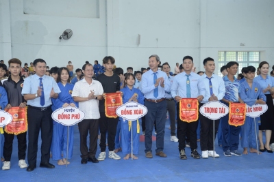 Bình Long khai mạc giải Vovinam thiếu niên - nhi đồng mở rộng lần thứ I, năm 2023