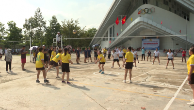 Bình Phước: hơn 250 công nhân, lao động tham gia giải bóng chuyền, năm 2023