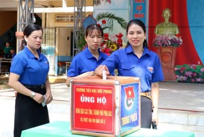 Chơn Thành: phát động ủng hộ nhân dân bị thiệt hại do bão số 3 gây ra