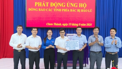 Chơn Thành: đẩy mạnh ủng hộ nhân dân bị thiệt hại do bão số 3 gây ra