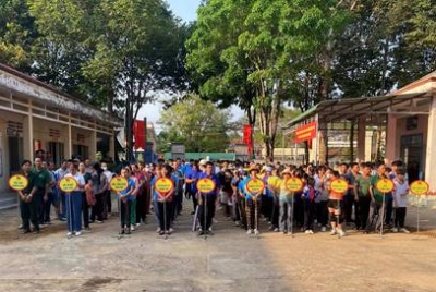 Đăng Hà: Trên 300 người tham gia Ngày chạy Olympic vì sức khỏe toàn dân