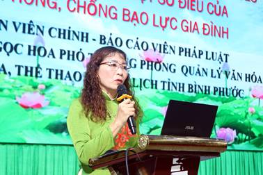 Triển khai lớp tập huấn Nghị định 76/2023/NĐ-CP ngày 01/11/2023 của Chính phủ về quy định chi tiết một số điều của Luật phòng, chống bạo lực gia đình