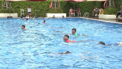 Chơn Thành: tổ chức dạy bơi và phòng chống đuối nước cho trẻ em